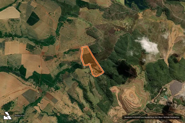 Imagem de satélite de Fazenda Corrego Fundo em CATALÃO - GO