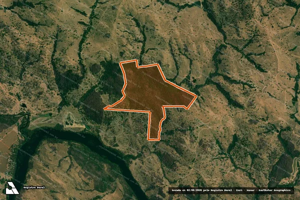 Imagem de satélite de FAZENDA SOLEDADE em CUMARI - GO