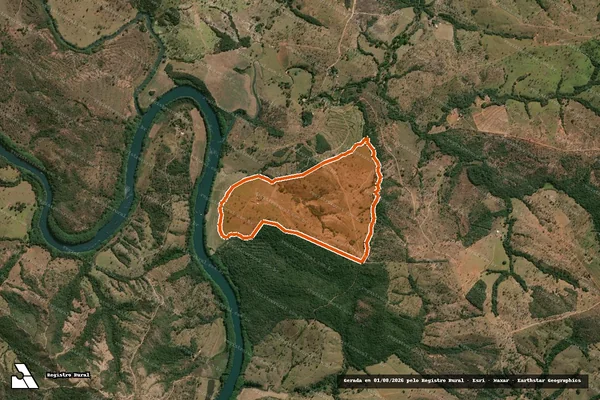 Imagem de satélite de Fazenda Lemes em DAVINÓPOLIS - GO