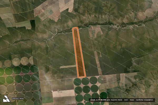 Imagem de satélite de FAZENDA FERRADURA em CORRENTINA - BA
