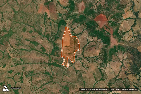 Imagem de satélite de FAZENDA SERRA NEGRA em CORUMBAÍBA - GO