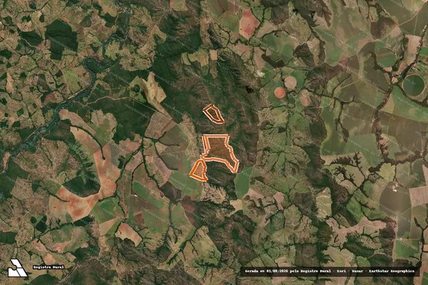 Imagem de satélite de FAZENDA AGROFLORESTAL STA MARIA II em IPAMERI - GO