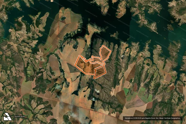 Imagem de satélite de Fazenda Santa Rita De Cassia em SILVÂNIA - GO