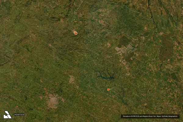 Imagem de satélite de FAZENDA QUILOMBO em SILVÂNIA - GO