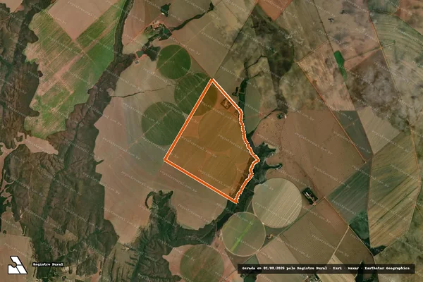 Imagem de satélite de FAZENDA QUILOMBO em SILVÂNIA - GO
