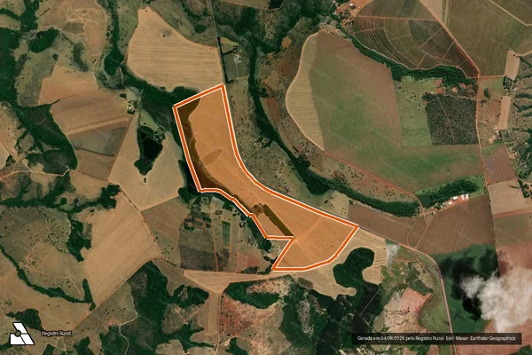 Imagem de satélite de FAZENDA VALE DOS SONHOS em OUVIDOR - GO