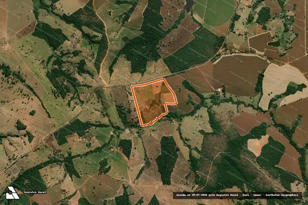 Imagem de satélite de FAZENDA AGUA FRIA em VIANÓPOLIS - GO