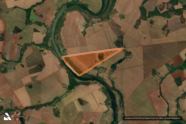 Imagem de satélite de Fazenda Mariana em BOM JESUS DE GOIÁS - GO
