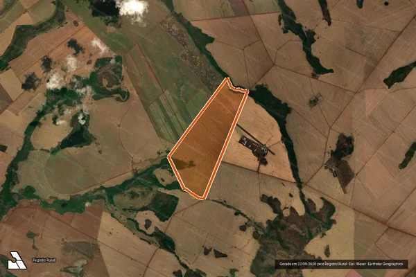Imagem de satélite de Fazenda Santo Antonio em BOM JESUS DE GOIÁS - GO