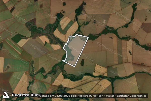 Imagem de satélite de FAZENDA PONTAL IV em GOIATUBA - GO