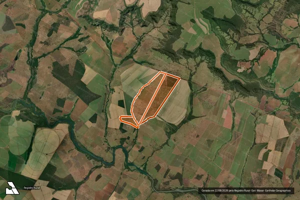 Imagem de satélite de FAZENDA SAO JOSE em PARANAIGUARA - GO