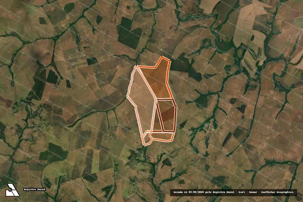 Imagem de satélite de FAZENDA SAO JOAO em ITAJÁ - GO