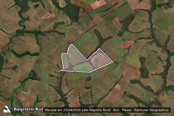 Imagem de satélite de ESTANCIA ARIZONA em ITARUMÃ - GO