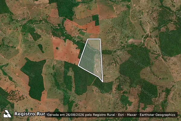 Imagem de satélite de Fazenda Contendas em MORRINHOS - GO