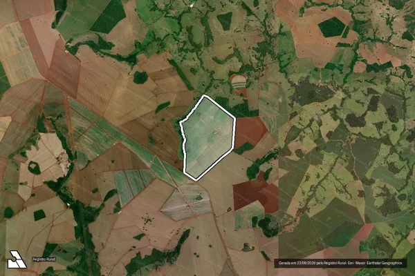 Imagem de satélite de Fazenda Mimoso em MORRINHOS - GO