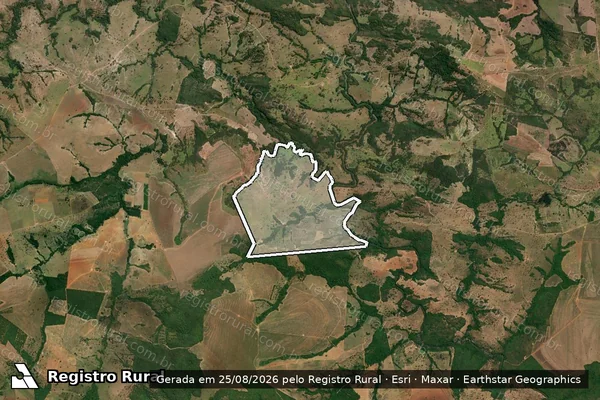 Imagem de satélite de Fazenda Barreiro em MORRINHOS - GO
