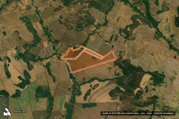 Imagem de satélite de Fazenda Panama em PANAMÁ - GO