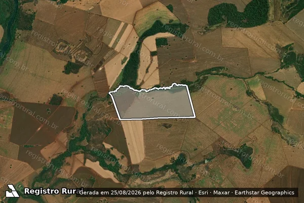 Imagem de satélite de FAZENDA SALINAS em PANAMÁ - GO