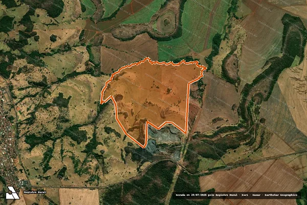 Imagem de satélite de FAZENDA LAGOA em PANAMÁ - GO