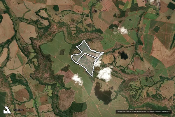 Imagem de satélite de Fazenda Guarirobas em QUIRINÓPOLIS - GO