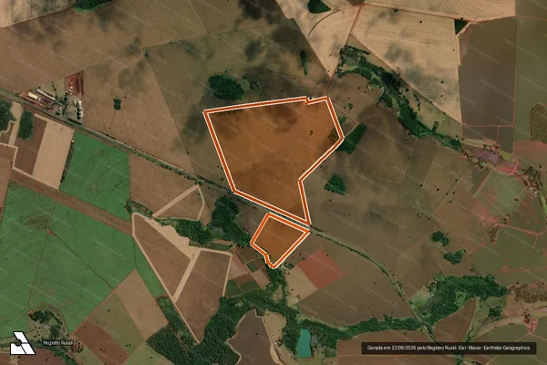 Imagem de satélite de Fazenda Bauzinho em SANTA HELENA DE GOIÁS - GO