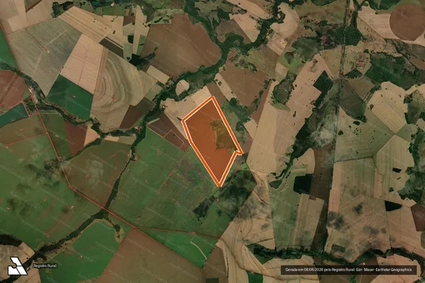 Imagem de satélite de Fazenda Santa Helena Ii em SANTA HELENA DE GOIÁS - GO