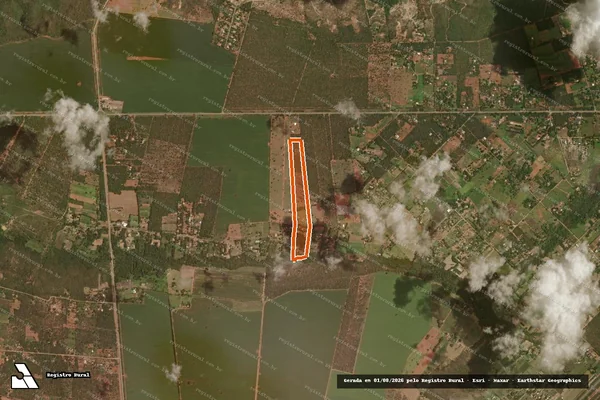 Imagem de satélite de Fazenda Monjolo-Ch Circulo B em BRASÍLIA - DF
