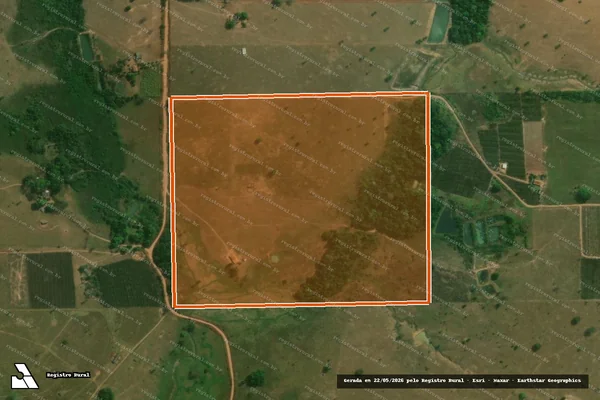 Imagem de satélite de SITIO MINAS GERAIS em ALTA FLORESTA D'OESTE - RO