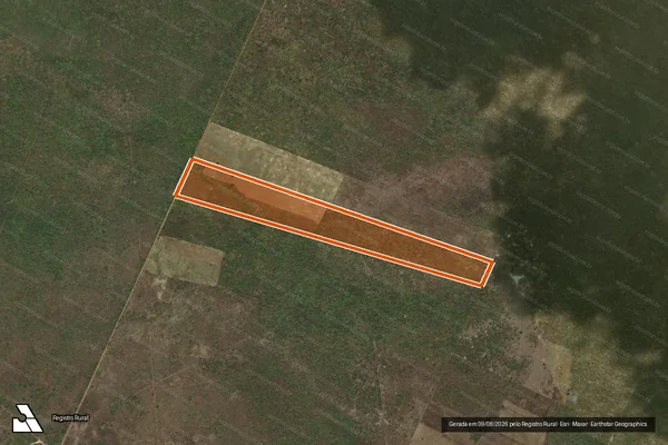 Imagem de satélite de PA RIACHAO LOTE 21 em GOVERNADOR DIX-SEPT ROSADO - RN