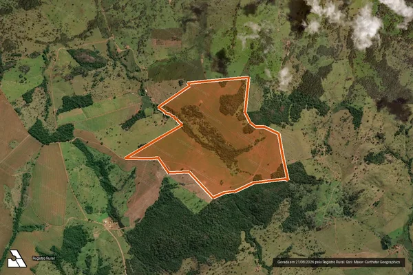 Imagem de satélite de Fazenda Floresta em GOIANIRA - GO
