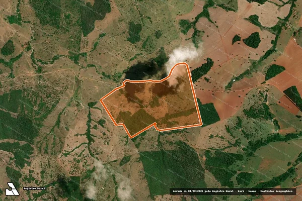 Imagem de satélite de Faz. Barreiro de Joao e Jose em MORRINHOS - GO