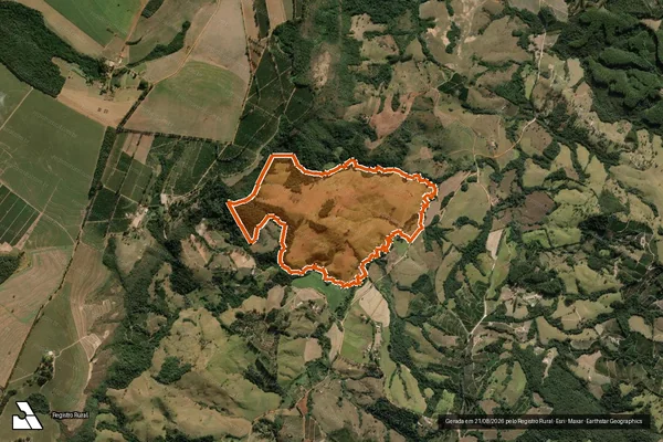 Imagem de satélite de FAZENDA SALTO GRANDE em FORTALEZA DE MINAS - MG