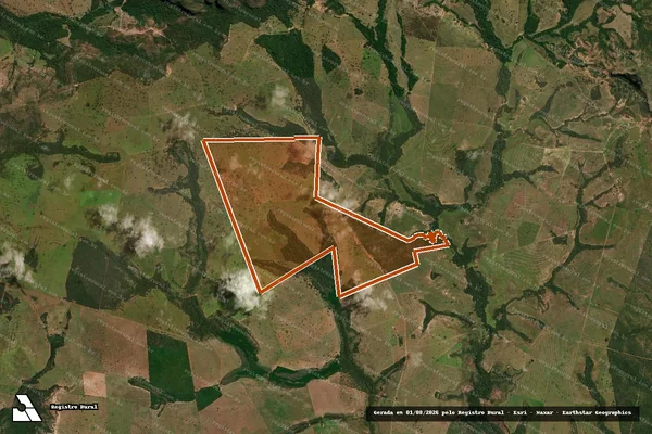 Imagem de satélite de Fazenda Conquista em PEDRO GOMES - MS
