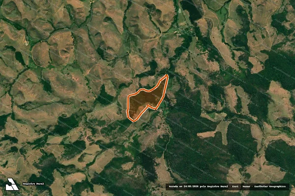 Imagem de satélite de Fazenda Santa Luiza em RIO DAS FLORES - RJ