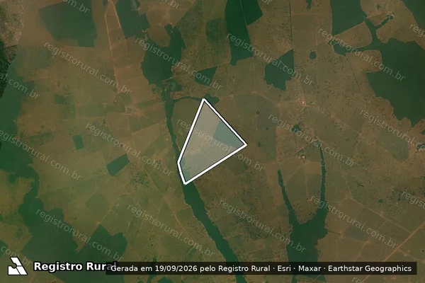 Imagem de satélite de FAZENDA SANTA MARIA em LAMBARI D'OESTE - MT