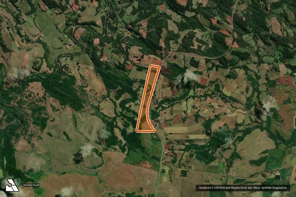 Imagem de satélite de Chacara Da Costa em SÃO FRANCISCO DE ASSIS - RS