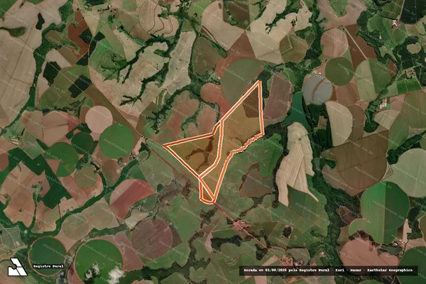 Imagem de satélite de Fazenda Boa Nova em ITAÍ - SP
