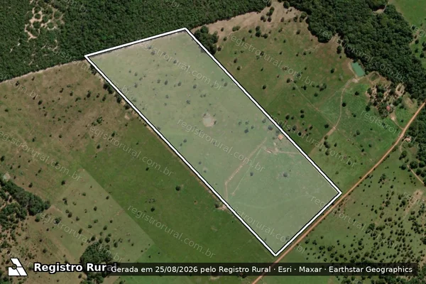 Imagem de satélite de LOTE 185 - PA RAIMUNDO DA ROCHA em NORTELÂNDIA - MT