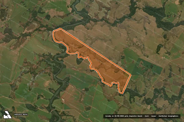 Imagem de satélite de FAZENDA DO COLORADO - M 5110 em ESMERALDA - RS