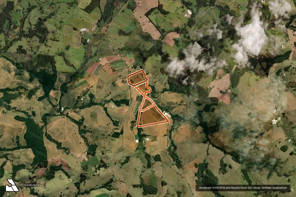 Imagem de satélite de SITIO SÃO SEBASTIAO em BUENO BRANDÃO - MG