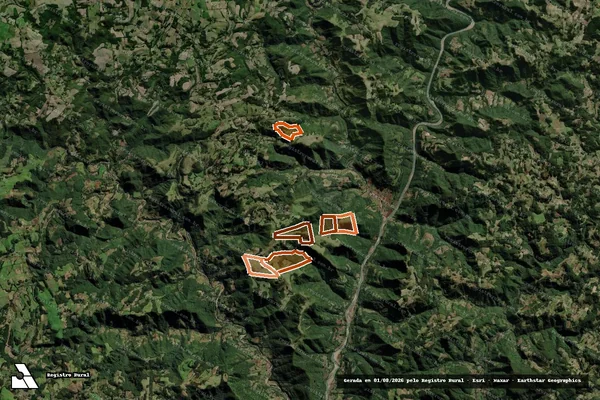 Imagem de satélite de AREA DE POSSE em PASSA SETE - RS