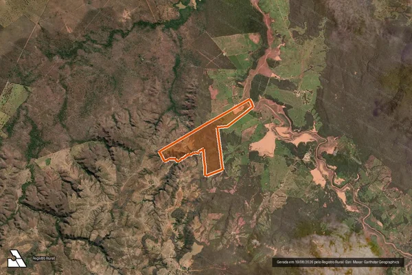 Imagem de satélite de Fazenda Tapera em SÃO FRANCISCO - MG