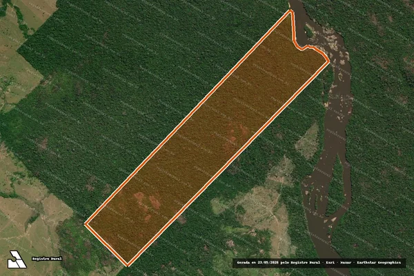 Imagem de satélite de FAZENDA SANTA RITA em VALE DO PARAÍSO - RO