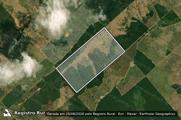 Imagem de satélite de FAZENDA 3 IRMAOS em BARRA DO CORDA - MA