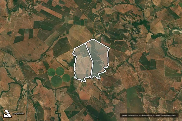 Imagem de satélite de Fazenda Canabrava em CURVELO - MG