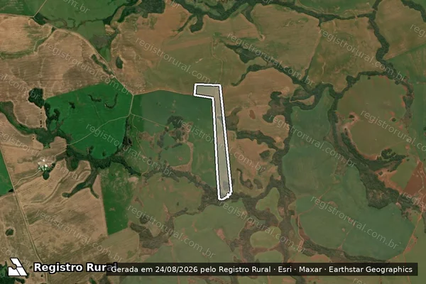 Imagem de satélite de Fazenda Lajeadinho - Mat 36554 em CAPÃO BONITO DO SUL - RS