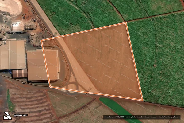Imagem de satélite de Sitio Santo Antonio - Gleba 1B em PITANGUEIRAS - SP