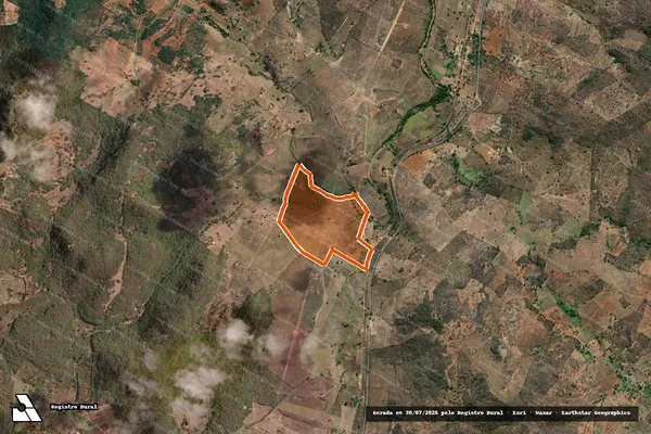 Imagem de satélite de FAZENDA DOURADOS em MONTE AZUL - MG