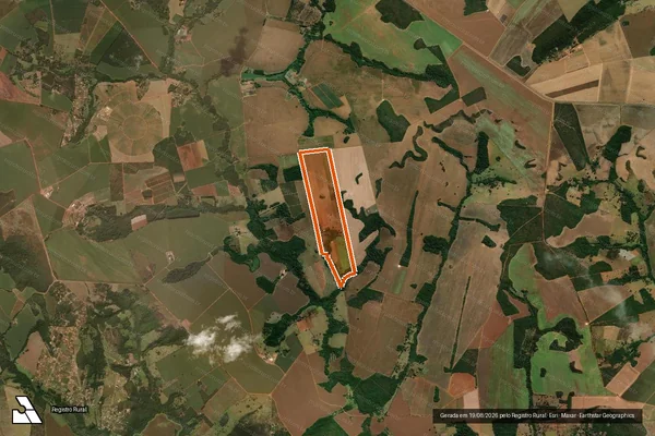 Imagem de satélite de Fazenda Buenos Ayres em GAMELEIRA DE GOIÁS - GO