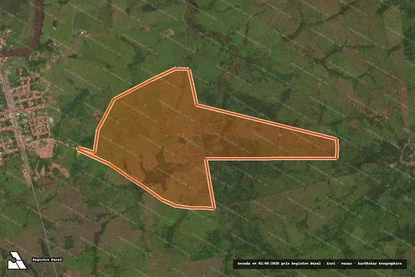 Imagem de satélite de Fazenda Lira em ARAGUANÃ - MA